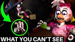 What FNAF Security Breach Hides Off Camera During the Animatronic quotDeathquot Cutscenes [upl. by Dnomaj]