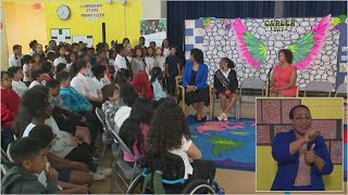 Students sing to DC Mayor Muriel Bowser  The Night Cap [upl. by Goodyear]