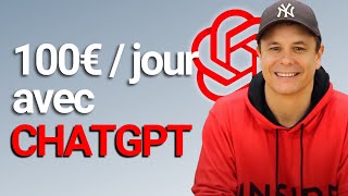 💸 Comment gagner de largent avec CHATGPT   Intelligence artificielle 🦾 [upl. by Ydak745]