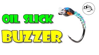 Oil Slick Buzzer  Fly Tying Tutorial ChironomidBuzzer Pattern [upl. by Su]