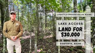 30000 for Lake Access Land  Maine Real Estate [upl. by Eerolam]