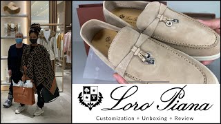 Loro Piana Shoe Review  CUSTOMIZATION  UNBOXING  SIZING  CRAYNEG [upl. by Koss641]