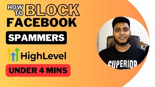 How to Block Facebook Spammers in GoHighLevel CRM with Simple Automation [upl. by Hildagard270]