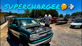 SHOULD I SUPERCHARGE THE TAHOE ❓🔥 803KUSTOMZ CAROLINACLASSIC fypシ [upl. by Lettig]