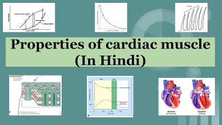 Properties of cardiac muscle II In Hindi II CARDIOVASCULAR PHYSIOLOGY II [upl. by Fernandez]