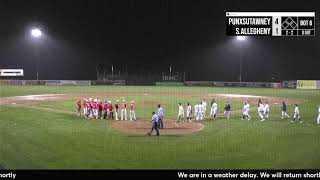 PIAA 3A Baseball Punxsy vs S Allegheny powered by Grange Lime amp StoneJoes Drivein  6624 [upl. by Ayaj]