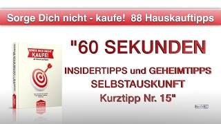 SELBSTAUSKUNFT Lebenshaltungskosten Girokonto Eigenkapital Insidertipp Nr 15 [upl. by Aubree]