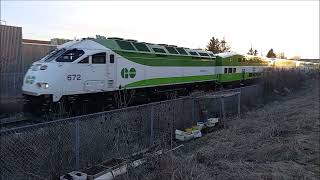 Stouffville Line GO Train Compilation Part 7 [upl. by Lebama653]