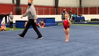 Inspirational Heartland Gymnastics coach and gymnast duo [upl. by Eidoow]