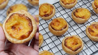 SIMPEL  Resep PORTUGUESE Egg tart [upl. by Einnaffit354]