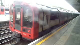 Trains at Hainault station 9324 [upl. by Ayahs667]