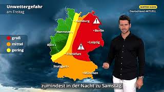 3TageWetter Unwettertage voraus Hier liegen die Schwerpunkte [upl. by Neelrak502]