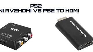 PS2 AV2HDMI VS PS2 TO HDMI [upl. by Ethbinium926]