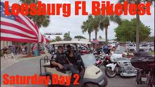 Leesburg Florida Bikefest  Saturday Afternoon at Bikefest Day 2 [upl. by Sue]