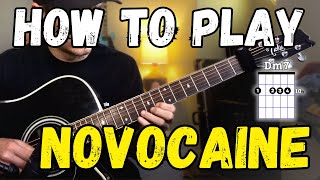 How to play Novocaine Shiloh Dynasty Guitar Tutorial [upl. by Odradlig]