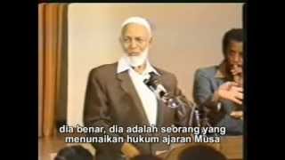 ahmed deedat  jesus beloved prophet of islam yesus nabi yg dicintai islam 3  teks indonesia [upl. by Sternlight]