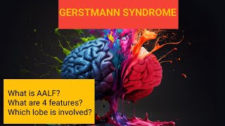 gerstmann syndrome  gerstmann straussler scheinker syndrome [upl. by Tomasina]