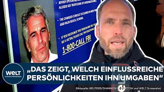 USA Dunkle Seite der Prominenz Neue Details im Missbrauchsskandal um Jeffrey Epstein erschüttern [upl. by Alesiram]