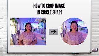 HOW TO CROP IMAGE IN CIRCLE SHAPE  Tagalog Tutorial [upl. by Favrot]