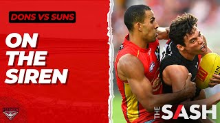 Essendon vs Gold Coast Reaction  On The Siren [upl. by Assennav]