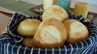 NoKnead Artisan Dinner Rolls Four Ingredients No Mixer No Yeast Proofing [upl. by Vernen]