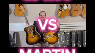 🎸Jumbo Comparison Gibson SJ200 Original Martin CS J41 acousticguitar martinguitar gibsonguitar [upl. by Ajam687]