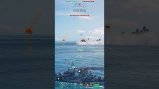 Warships 🏴‍☠️  Atlanta vs I smoked at wrong time worldofwarships wows [upl. by Atihcnoc]