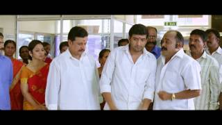 Vanavarayan Vallavarayan Tamil Movie Scenes  Santhanam Hilarious Comedy Scene in Climax [upl. by Smitt]