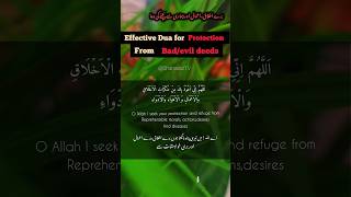 powerful Dua for prevent sinful deedactions and desiresshorts dua Allahummainniauzubika [upl. by Ysle]