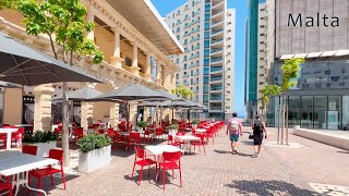 MALTA TODAY The Most Beautiful City of Sliema and The Largest Shopping Center The Point [upl. by Acinnej]