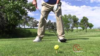 Golf Driver Tips Proper Ball Position for Hitting Up On the Driver [upl. by Ellevel]