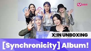 Mwave shop Unboxing XIN Synchronicity Album💿Let’s open the album with XIN [upl. by Ecital]