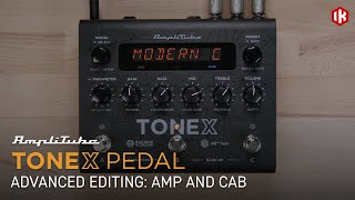 TONEX Pedal  Advanced Editing Amp and Cab [upl. by Atikal]