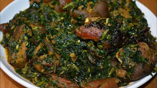 Watch How to make delicious Edikang Ikong Soup [upl. by Cheyne]