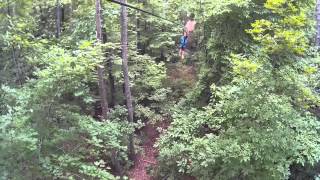 GoApe Treetop Adventure Helmet Cam Williamsburg Virginia [upl. by Dickinson776]