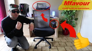 Mfavour  chaise de bureau VS chaise gaming [upl. by Onivla]