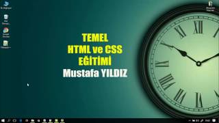 SIFIRDAN HTML DERSLERÄ° 7DERS  GEREKLÄ° KLASÃ–RLERÄ°N HAZIRLANMASI [upl. by Fates890]