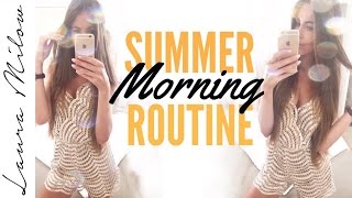 SUMMER MORNING ROUTINE  GRWM amp RECETTE CREPES REGIME PALEO [upl. by Enetsirk]