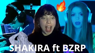 WHAT A DUO  SHAKIRA  BZRP Music Sessions 53  REACTION [upl. by Lednahc960]