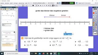 groter dan kleiner dan negatieven getallen en tegengestelde getallen [upl. by Cohdwell]