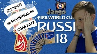 ABRINDO 20 PACOTINHOS DE FIGURINHAS DA COPA DO MUNDO 2018  JANGO TV [upl. by Niwrud]