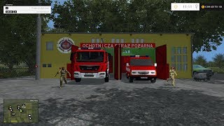 fs15 straż pożarna osp Wypadek ciężarówki [upl. by Nylarahs]