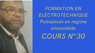 Video N°408 Puissances en regime sinusoidale [upl. by Zertnom]