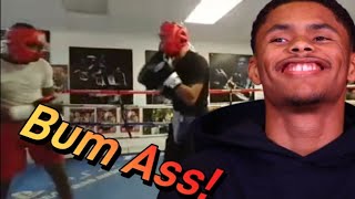 Leaked Sparring Shakur Stevenson and Kevin Johnson Intense Confrontation [upl. by Thagard]