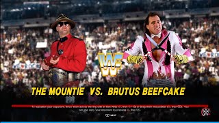 The Mountie vs Brutus Beefcake WWE 2K23 [upl. by Karia723]