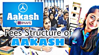 Fees Structure of AAKASH batch scholarship Medicophilic🩺 [upl. by Gnah]