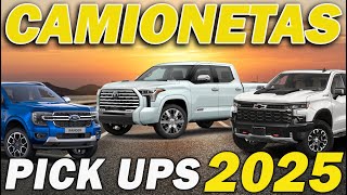 10 CAMIONETAS PICK UPS REVELADAS para 2025  serán las MEJORES del MERCADO [upl. by Jonathon]