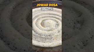 Jowar dosa  Chola Dosa recipeoftheday recipeshorts dosarecipe millets breakfast shortsviral [upl. by Naasah]