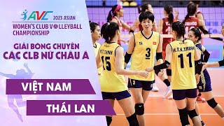 Full Trận  Việt Nam  Thái Lan  CHUNG KẾT Bóng Chuyền Các CLB Nữ Châu Á AVC 2023 [upl. by Rashidi621]