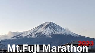 【japan marathon絶景堪能！壮观的景色！절경！Superb view！】富士山マラソン2023（Mt Fuji Marathon） [upl. by Acherman]